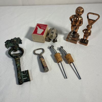 "En Vino Veritas" & Other Vintage Corkscrews & Bottle Openers (DR-KA)