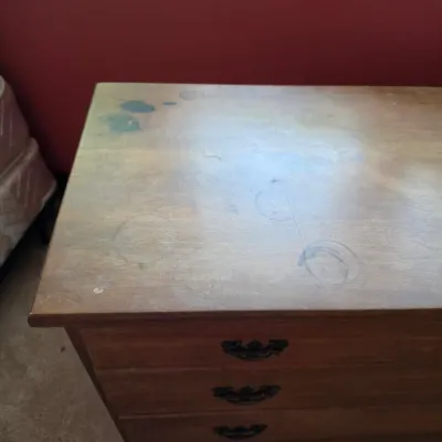 Four Drawer Wooden Dresser (B2-JS)