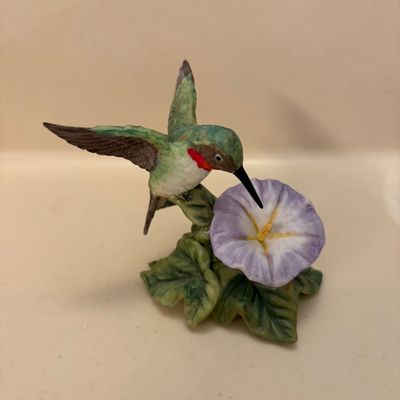 Lenox Fine Porcelain Hummingbird and Framed Art Print (PB-BC)