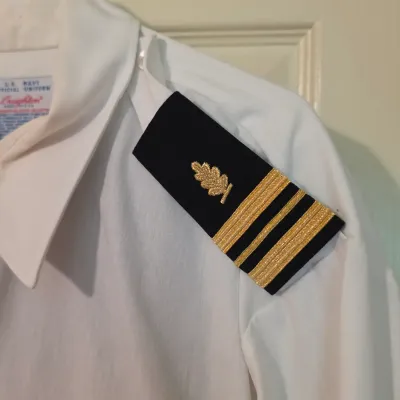 Assortment of U.S. Navy Uniforms, Caps & More (B3-JS)