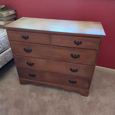 Four Drawer Wooden Dresser (B2-JS)