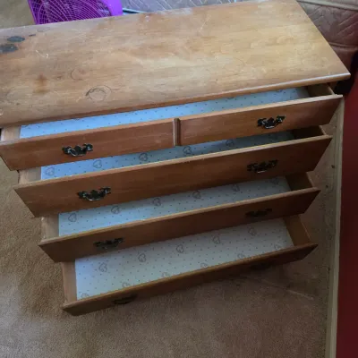 Four Drawer Wooden Dresser (B2-JS)