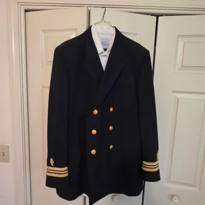 Assortment of U.S. Navy Uniforms, Caps & More (B3-JS)