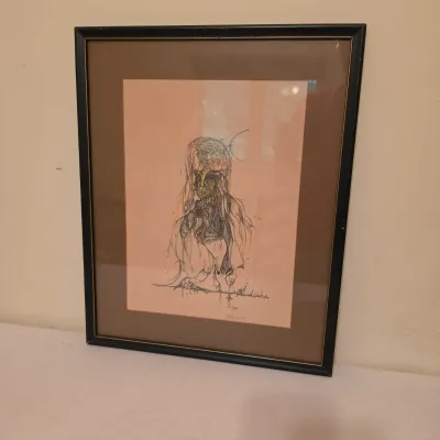 Original Signed/Numbered Lithograph by David Tzur (B3-JS)