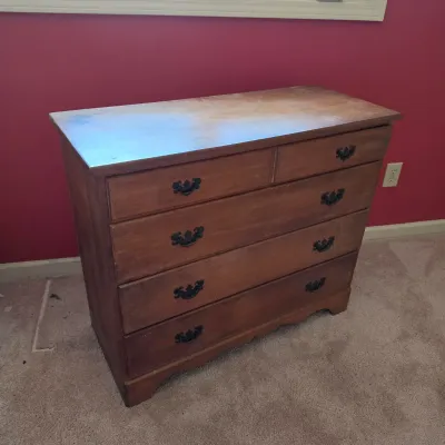 Four Drawer Wooden Dresser (B2-JS)