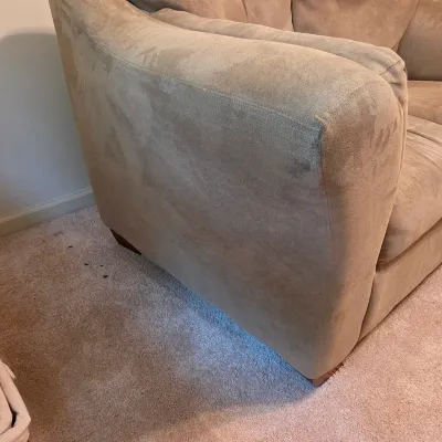 Sage Green Cloth Loveseat (B3-JS)