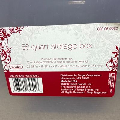 Very Large Collection of Lidded Storage Bins (B1-BC)