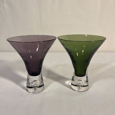 Mid-Century Bo Borgstrom Aseda & More Martini Glasses (DR-KA)
