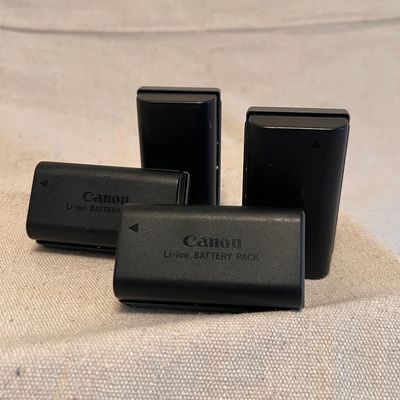 Pack of 4 Canon Batteries