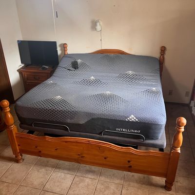 King Size Bed frame and Mattress