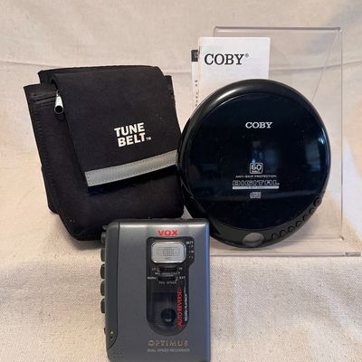 Coby Portable Disk Player and Vox Recorder