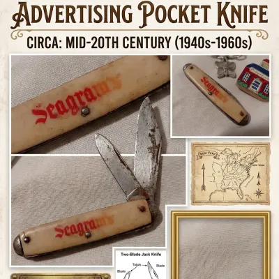 Seagram's Vintage Advertising Knife