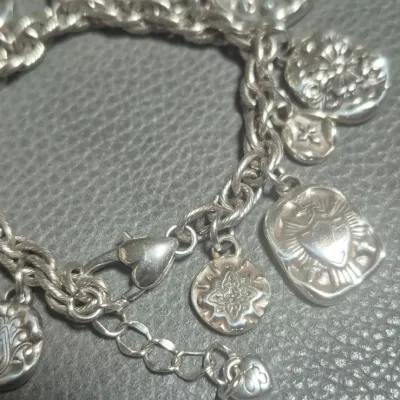 Sale Photo Thumbnail #63: Brighton "Bella Vita" Rose & Scroll Bracelet ~ retired

size:  7.5"