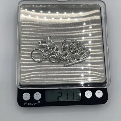 Sale Photo Thumbnail #109: Curb Link Bracelet ~ 925 Sterling. w/ Toggle Clasp
size: 7"