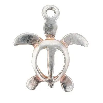 Sale Photo Thumbnail #352: Signed 'K' Sterling Turtle on sterling curb chain 0.2g & pair

sterling "X" files stud Earring