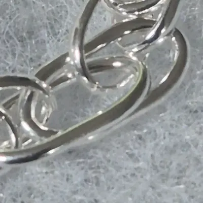 Sale Photo Thumbnail #108: Curb Link Bracelet ~ 925 Sterling. w/ Toggle Clasp
size: 7"