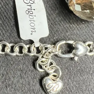Sale Photo Thumbnail #62: Brighton "Bella Vita" Rose & Scroll Bracelet ~ retired

size:  7.5"