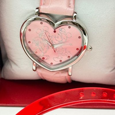LOT 214J: Disney Minnie Mouse Watches incl Heart Valentine Pink NIP