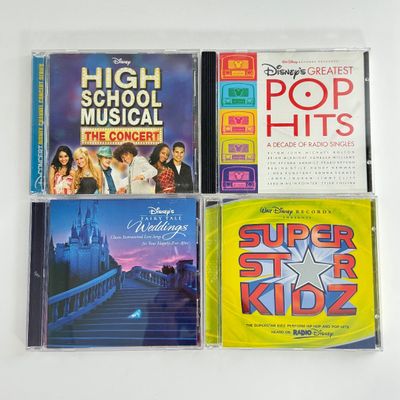 LOT 83A: Disney & Disney Channel CDs: High School Musical, Miley Cyrus / Hannah Montana, The Cheetah Girls & More