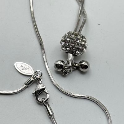 LOT 160J: Silvertone Costume Jewelry: Necklaces, NWT Earrings