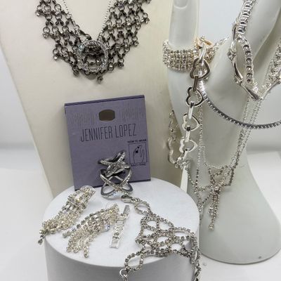 LOT 155J: Vintage Rhinestone Jewelry & More