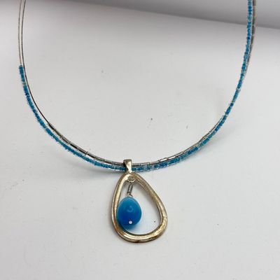 LOT 173J: Green & Teal Necklaces, Earrings & More