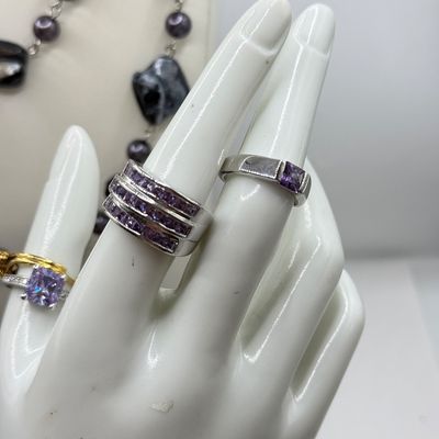 LOT 154J: Vintage Purple Jewelry Collection, some NWT