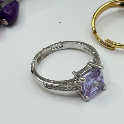 LOT 154J: Vintage Purple Jewelry Collection, some NWT