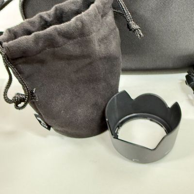 LOT 70A: Nikon Speedlight SB-25 External Flash, Nikon DX Lenses: 18-55mm & 55-200mm, Nikon Camera Bag & More