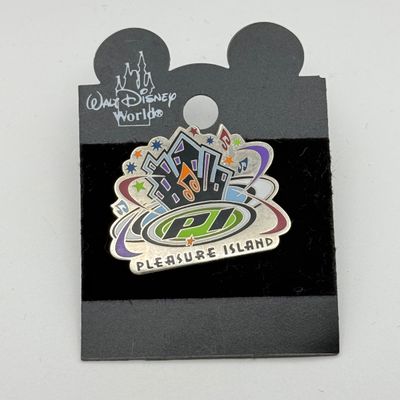 LOT 108P: Vintage WDW Pins: 2000 Food Rocks, Muppet Vision 3D & Two Pleasure Island Pins