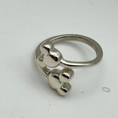 LOT 217J: Vintage Disney Sterling Silver Ring, NYC Charm & Mickey and Minnie Pendants