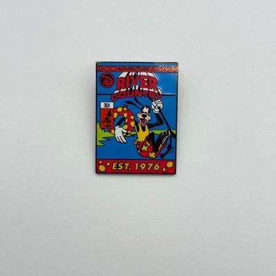 LOT 114P: 2001 WDW Waterpark Trading Pins: River Country (Goofy Comic Book Cover), Typhoon Lagoon & Blizzard Beach