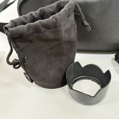 LOT 70A: Nikon Speedlight SB-25 External Flash, Nikon DX Lenses: 18-55mm & 55-200mm, Nikon Camera Bag & More