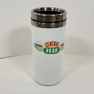 LOT 77A: I'll Be There for You... Friends Collection: Seasons 1-10 on DVD, Set of 4 Shot Glasses & Central Perk Travel Mug