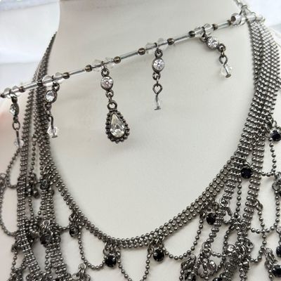 LOT 161J: Multi Strand Necklaces, Divided NWT Bracelet, Beaded Choker/Bracelet Sets & More