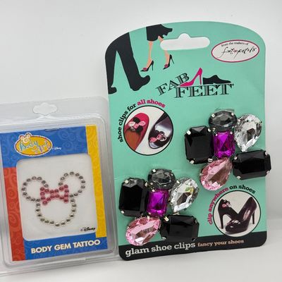 LOT 175J: Costume Jewelry: Beaded Bracelets, Butterfly Rings, Watch & Pendant Necklaces