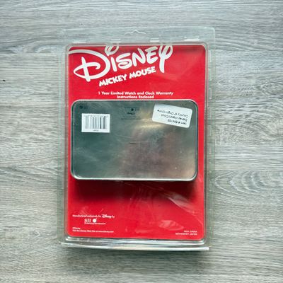 LOT 179J: NIP Disney Mickey Mouse Watch & Mini Clock Set, Steamboat Willie Watch & More