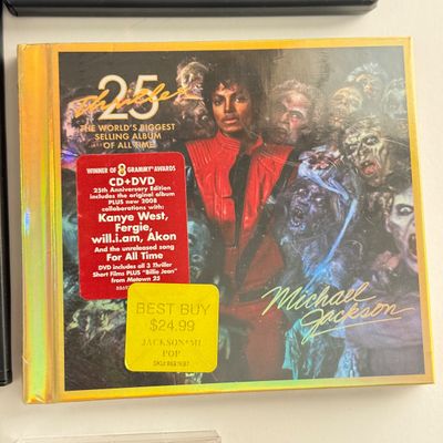 LOT 98A: CDs, DVDs & Tapes: Michael Jackson, Janet Jackson & Prince