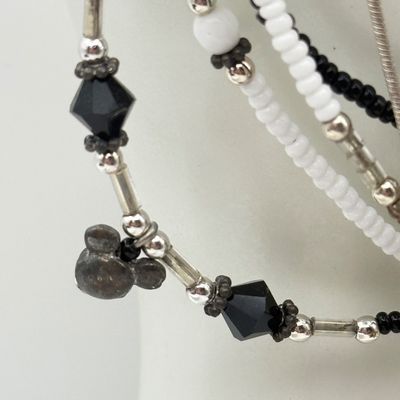 LOT 213J: Disney Mickey Mouse Bracelets & Earrings
