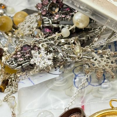 LOT 177J: Jewelry Junk - Craft or Repair Lot