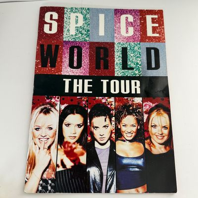 LOT 88A: Spice Up Your Life! Spice Girls Collection: Tapes, CDs, Toy Figures, Spice World Tour Book & Mini Pocket Baby Spice Books