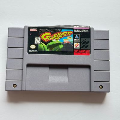 LOT 206V: Vintage Super Nintendo Video Game Cartridges: Super Mario All Stars / Super Mario World, Frogger, Paperboy & Yoshi's...
