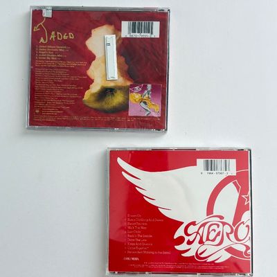 LOT 82A: Classic Rock Tapes (Guns N Roses, Led Zeppelin, AC DC & Def Leopard) & Two Aerosmith CDs