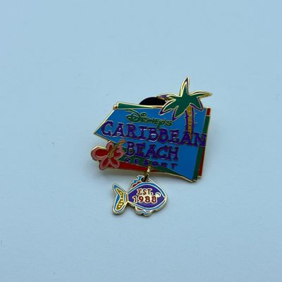 LOT 124P: WDW Resort Trading Pins: Board Walk, Beach Club, Port Orleans, Caribbean Beach, Yacht Club, All Stars & Board Walk Villas
