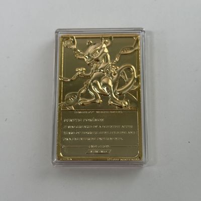 LOT 62A: FULL SET Pokémon Special Edition 23 karat Gold Plated Trading Cards: Charizard, Pikachu, Jiggly Puff, Poliwhirl, Mewtwo &...
