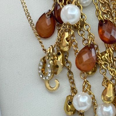 LOT 164J: Goldtone Necklaces, Bracelets & Rings