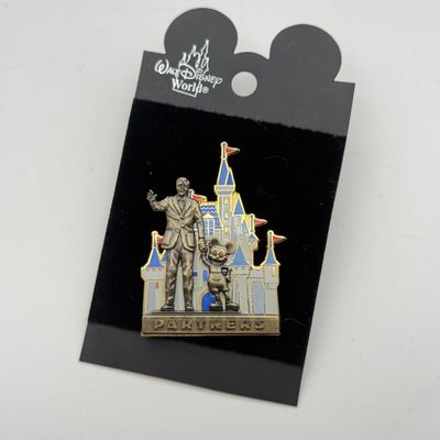 LOT 113P: 2002 Walt Disney WDW Trading Pins: LE5000 Chimpanzee, Mickey Painting Portrait, 100th Birthday Portrait & Partners