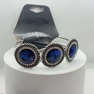 LOT 167J: Vintage Boho Bracelets, Star Ring & Necklace w Matching Earrings