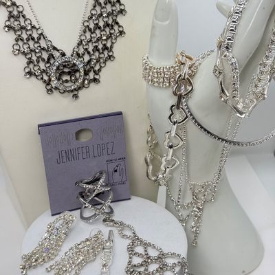 LOT 155J: Vintage Rhinestone Jewelry & More