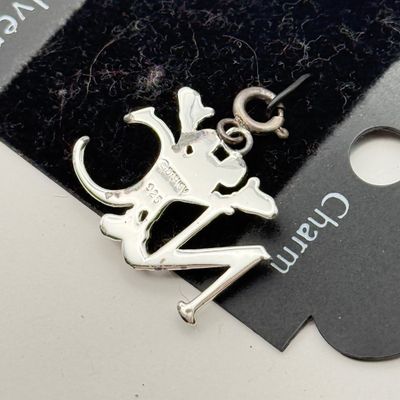 LOT 217J: Vintage Disney Sterling Silver Ring, NYC Charm & Mickey and Minnie Pendants